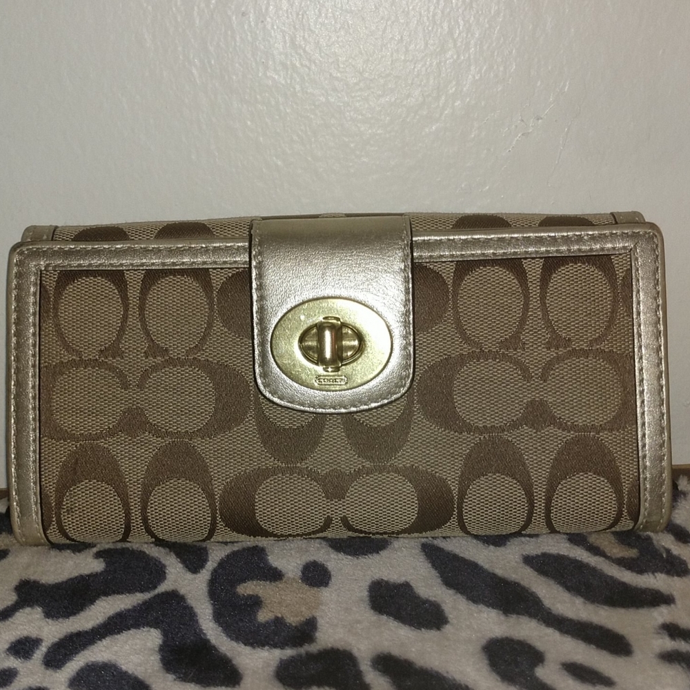 Coach monogram wallet